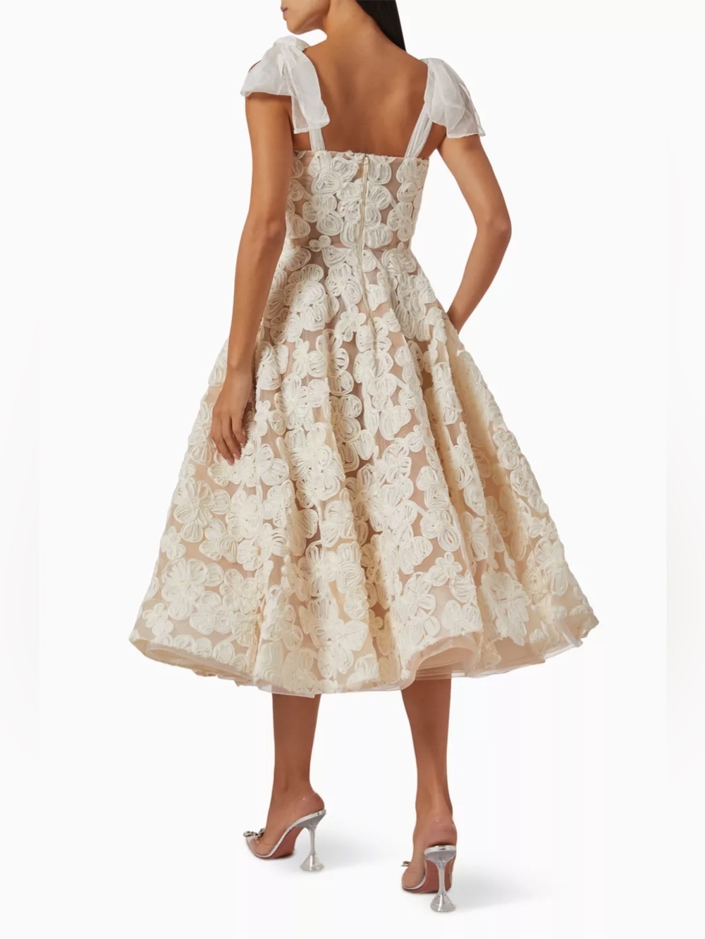 NWOT Bronx and Banco Sabrina White Midi Dress XS - Picture 3 of 16